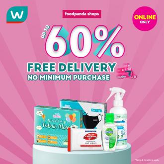 Watsons Up To 60% OFF Promotion on FoodPanda Shops (valid until 31 October 2020)