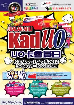 UO SuperStore Plaza Angsana Johor Bahru Kad UO Members Promotion (23 March 2018 - 1 April 2018)