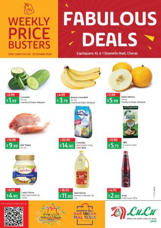 LuLu Hypermarket Fabulous Deals Promotion (20 October 2020 - 22 October 2020)