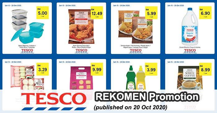 Tesco REKOMEN Promotion published on 20 October 2020