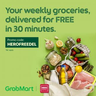 HeroMarket FREE Delivery Promotion on GrabMart (valid until 31 October 2020)