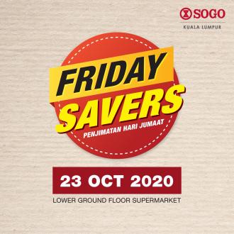 SOGO Kuala Lumpur Supermarket Friday Savers Promotion (23 Oct 2020)