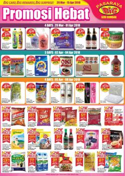 Pasaraya BiG Seri Gombak Promosi Hebat Promotion (29 March 2018 - 15 April 2018)