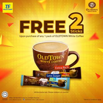 TF Value-Mart Oldtown White Coffee Promotion FREE 2 Sticks