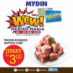 MYDIN Peninsular Malaysia Meriah Mania Promotion (26 March 2018 - 29 March 2018)