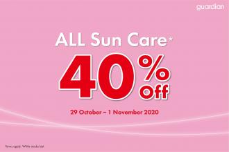 Guardian Sun Care Promotion 40% OFF (29 Oct 2020 - 1 Nov 2020)