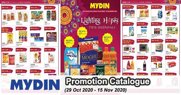 MYDIN Deepavali Promotion Catalogue (29 Oct 2020 - 15 Nov 2020)