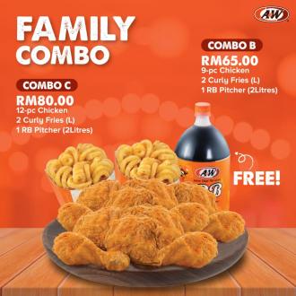 A&W Family Combo Promotion
