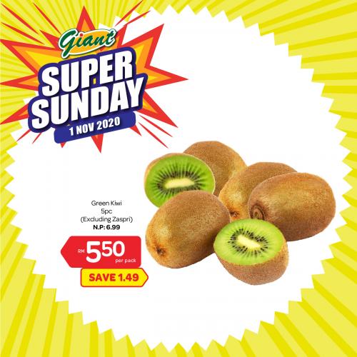 Giant Super Sunday Promotion (1 November 2020)