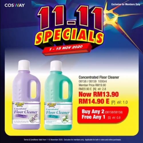 Cosway 11.11 Special Sale Promotion (1 November 2020 - 15 November 2020)