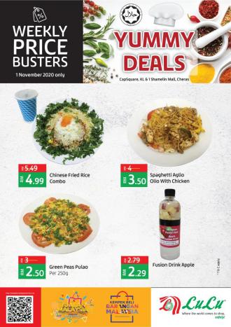 LuLu Hypermarket Yummy Deals Promotion (1 November 2020)