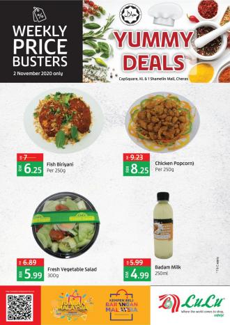 LuLu Hypermarket Yummy Deals Promotion (2 November 2020)