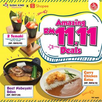Sushi King 11.11 Sale RM11.11 Deals on Shopee (11 November 2020)