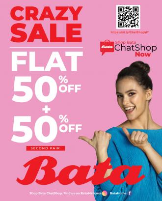 Bata Crazy Sale 50% OFF + 50% OFF (2 November 2020 - 19 November 2020)