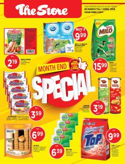 The Store Month End Special Promotion (29 March 2018 - 1 April 2018)