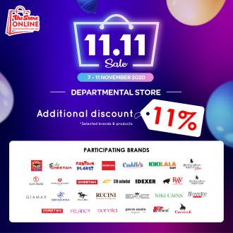 The Store Online 11.11 Sale (7 Nov 2020 - 11 Nov 2020)