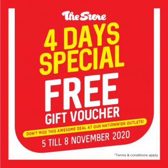 The Store Free Voucher Promotion (5 Nov 2020 - 8 Nov 2020)