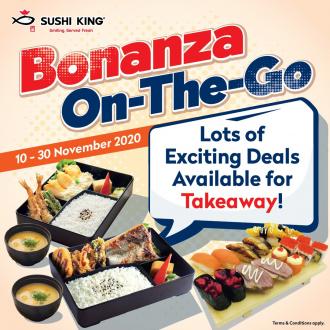 Sushi King Bonanza On-the-Go Promotion (10 November 2020 - 30 November 2020)