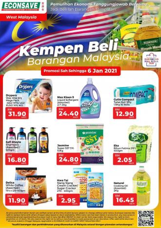 Econsave Malaysia Products Promotion (valid until 6 Jan 2021)