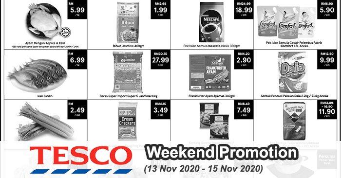 Tesco Weekend Promotion (13 Nov 2020 - 15 Nov 2020)