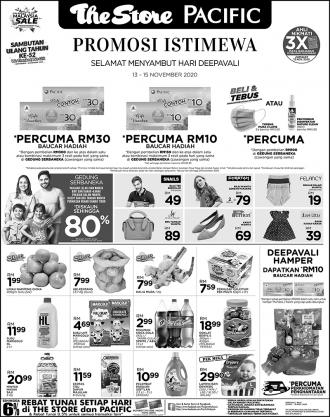 The Store and Pacific Hypermarket Deepavali Promotion (13 November 2020 - 15 November 2020)