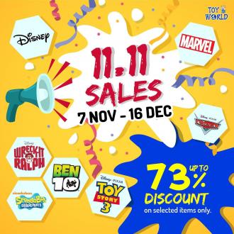 Toy World 11.11 Sales Up To 73% OFF at Johor Premium Outlets (7 Nov 2020 - 16 Nov 2020)