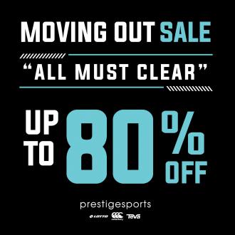 Prestige Sports Mitsui Park Outlet KLIA Moving Out Sale Up To 80% OFF