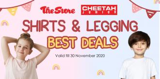 The Store Cheetah Junior Shirts & Legging Best Deals Promotion (valid until 30 Nov 2020)