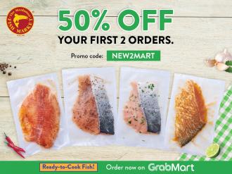 Manhattan Fish Market Ready-to-Cook Fish Promotion FREE 50% OFF Promo Code on GrabMart