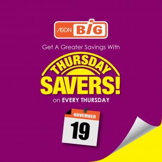 AEON BiG Thursday Savers Promotion (19 November 2020)