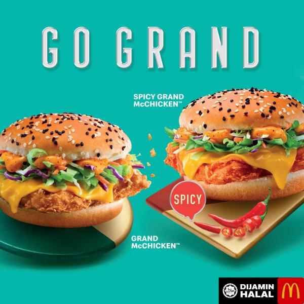 McDonald's Grand McChicken and Spicy Grand McChicken
