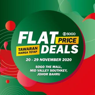SOGO Mid Valley Southkey Flat Price Deals Promotion (20 November 2020 - 29 November 2020)