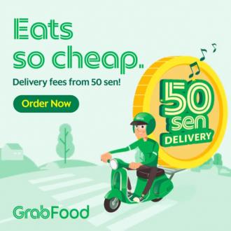 GrabFood Eats So Cheap Promotion Delivery Fees As Low As 50 sen