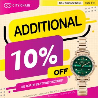 City Chain Special Sale Up To 60% OFF at Johor Premium Outlets (20 November 2020 - 30 November 2020)