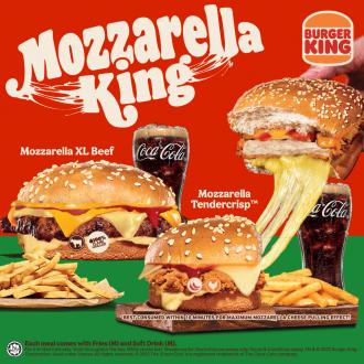 Burger King Mozzarella King Burger