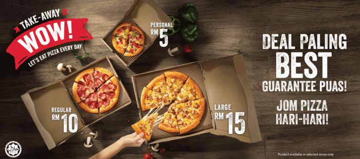 Hut size pizza regular