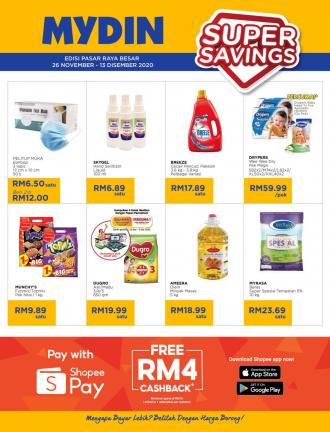 MYDIN Super Savings Promotion Catalogue (26 November 2020 - 13 December 2020)