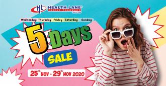 Health Lane 5 Days Sale (25 Nov 2020 - 29 Nov 2020)