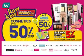 Watsons Cosmetics Sale Up To 50% OFF (26 Nov 2020 - 30 Nov 2020)