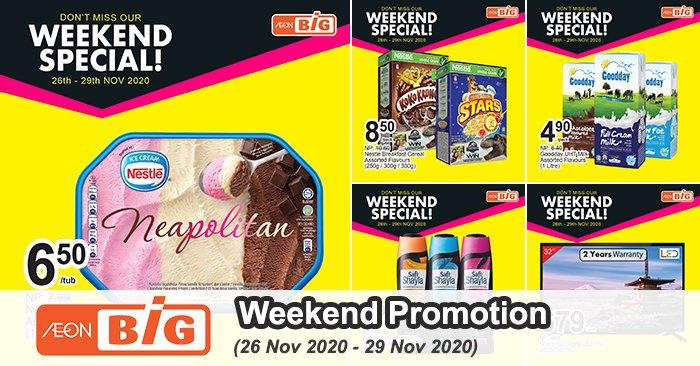AEON BiG Weekend Promotion (26 Nov 2020 - 29 Nov 2020)