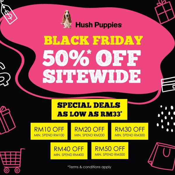 Hush Puppies Black Friday Sale 50% OFF