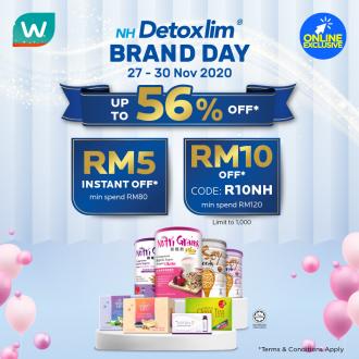Watsons Online NH Detoxlim Brand Day Sale Up To 56% OFF & FREE Promo Code (27 November 2020 - 30 November 2020)