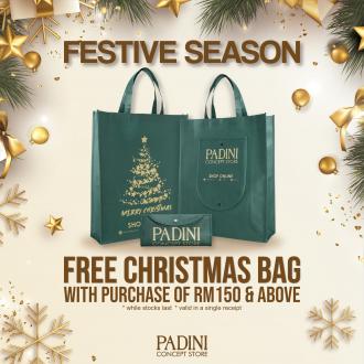 Padini Festive Season FREE Christmas Bag Promotion