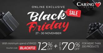 Caring Pharmacy Online Black Friday Sale Up To 70% OFF & FREE Voucher Code (27 Nov 2020 - 30 Nov 2020)