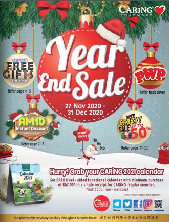 Caring Pharmacy Year End Sale Promotion Catalogue (27 Nov 2020 - 31 Dec 2020)
