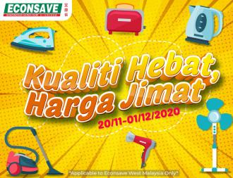 Econsave Kualiti Hebat, Harga Jimat Promotion (20 November 2020 - 1 December 2020)