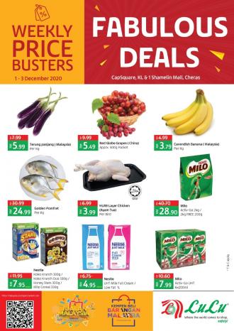 LuLu Hypermarket Fabulous Deals Promotion (1 December 2020 - 3 December 2020)
