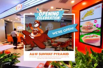 A&W Sunway Pyramid Opening Promotion RB @ RM1 (1 December 2020 - 3 December 2020)