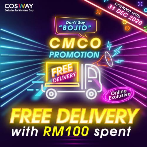 Cosway Online CMCO Promotion FREE Delivery (valid until 31 December 2020)