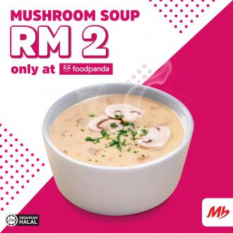 Marrybrown Mushroom Soup Promotion on FoodPanda